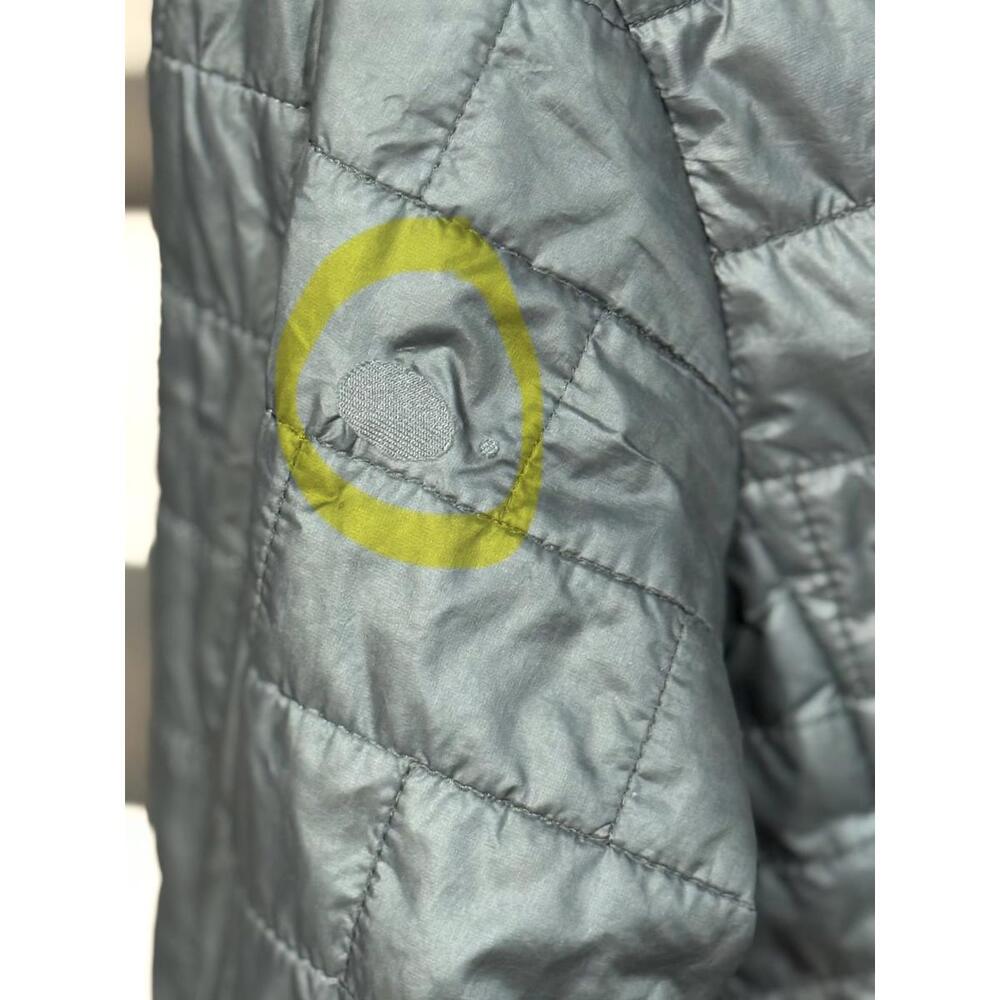 Women's Medium Patagonia Nano Puff 1/2 Zip Bivy Hooded Regen Green Jacket READ!! - Picture 5 of 7